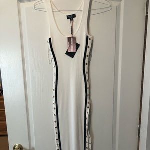 Love culture white dress with snaps